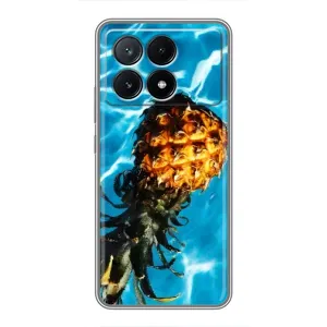 Чехол с изображением вкусной еды для Xiaomi POCO X6 Pro (5G) (Ананас)