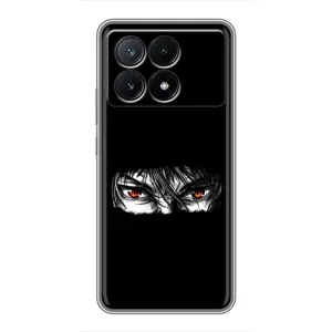Силіконові чохлі з очіма Anime для Поко Х6 Про (5G) (Аніме очі)