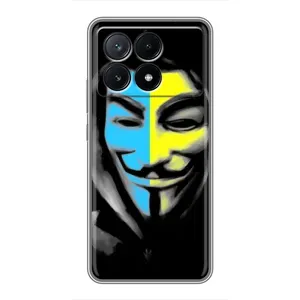 Чехол с Украинской символикой на Поко Х6 Про (5G) (Анонимус патриот)
