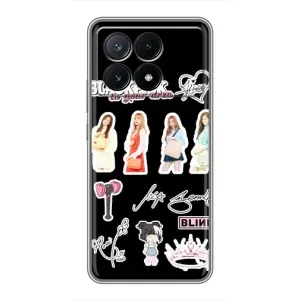Чохли з картинкою для Xiaomi POCO X6 Pro (5G) (Арт блекпінг)