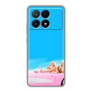 Силиконовый Чехол Барби Фильм на Xiaomi POCO X6 Pro (5G) (Барби и Кен)