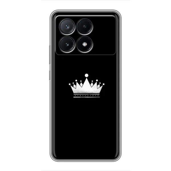 Чехол с рисунком «Белая корона» для Xiaomi POCO X6 Pro (5G) Чехол с рисунком «Белая корона» для Xiaomi POCO X6 Pro (5G)