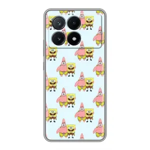 Чехлы с Патриком на Xiaomi POCO X6 Pro (5G) (Боб и Патрик)