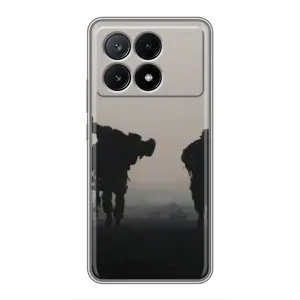 Чохли на військову тематику для Xiaomi POCO X6 Pro (5G) (Бій солдат)