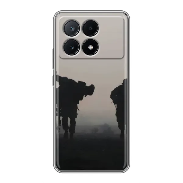 Чехол с рисунком «Бой солдат» для Xiaomi POCO X6 Pro (5G) Чехол с рисунком «Бой солдат» для Xiaomi POCO X6 Pro (5G)