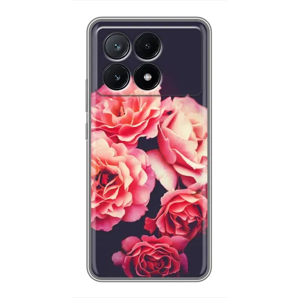 Чехол с рисунком «Бутоны» для Xiaomi POCO X6 Pro (5G) Чехол с рисунком «Бутоны» для Xiaomi POCO X6 Pro (5G)