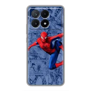 Силиконовый Чехол для Xiaomi POCO X6 Pro (5G) (Человек Паук)