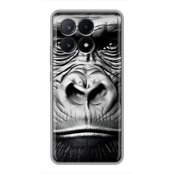 Чехол с рисунком «Черная обезьяна» для Xiaomi POCO X6 Pro (5G) Чехол с рисунком «Черная обезьяна» для Xiaomi POCO X6 Pro (5G)