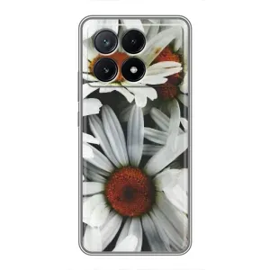 Чехол с ромашками на Xiaomi POCO X6 Pro (5G) (Цветы Ромашки)