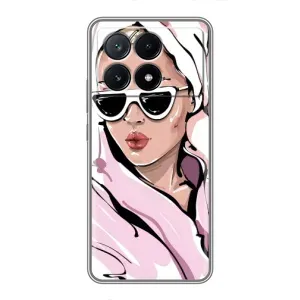Чехол с картинкой Модные Девчонки Xiaomi POCO X6 Pro (5G) (Девушка в халате)