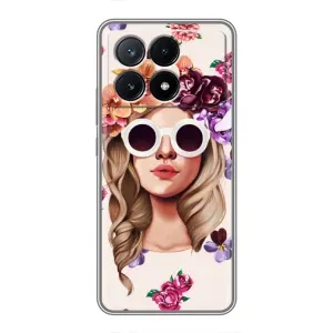 Чехол с картинкой Модные Девчонки Xiaomi POCO X6 Pro (5G) (Девушка в очках)