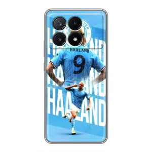 Чехлы с принтом для Xiaomi POCO X6 Pro (5G) Футболист (Erling Haaland)