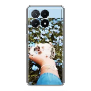 Чохли з зображенням різних тварин на Xiaomi POCO X6 Pro (5G) (Їжачок в руці)
