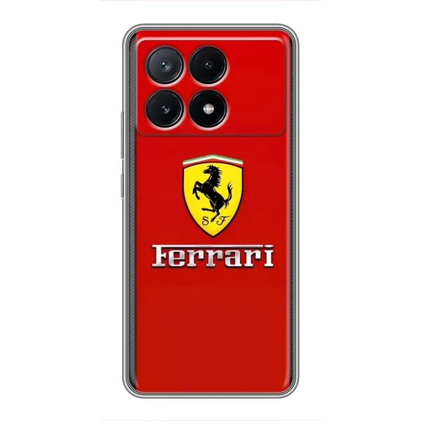 Чехол с рисунком «Ferrari Logo» для Xiaomi POCO X6 Pro (5G) Чехол с рисунком «Ferrari Logo» для Xiaomi POCO X6 Pro (5G)