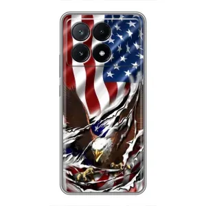 Чохол Прапор USA для Xiaomi POCO X6 Pro (5G) (Прапор USA)