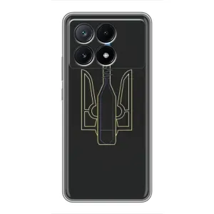 Чехол с картинкой (Патриотический ГЕРБ) на Xiaomi POCO X6 Pro (5G) (Герб - Молотова)
