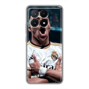 Чехол (TPU) с Футболистом на Xiaomi POCO X6 Pro (5G) (Гол Мбаппе)