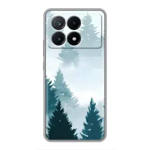 Летний Чехол на Xiaomi POCO X6 Pro (5G) (Горный лес)