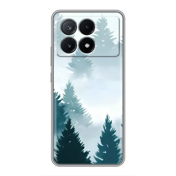 Чехол с рисунком «Горный лес» для Xiaomi POCO X6 Pro (5G) Чехол с рисунком «Горный лес» для Xiaomi POCO X6 Pro (5G)