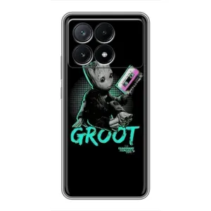 Чехол Супергерои Марвел на Поко Х6 Про (5G) (Groot)