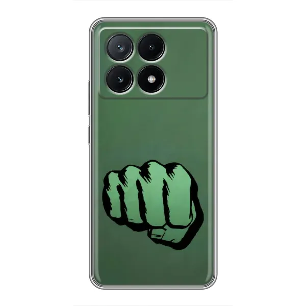 Чехол с рисунком «Халк» для Xiaomi POCO X6 Pro (5G)