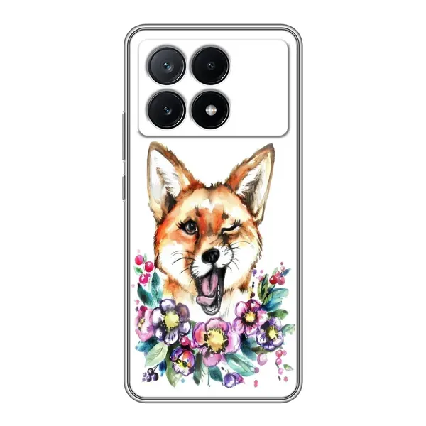 Чехол с рисунком «Хитрая лиса» для Xiaomi POCO X6 Pro (5G) Чехол с рисунком «Хитрая лиса» для Xiaomi POCO X6 Pro (5G)