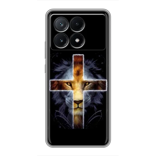 Чехол с рисунком «Иисус Лев» для Xiaomi POCO X6 Pro (5G) Чехол с рисунком «Иисус Лев» для Xiaomi POCO X6 Pro (5G)