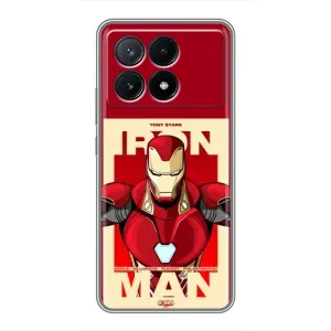 Чехол Супергерой Железный человек на Xiaomi POCO X6 Pro (5G) (Iron man)