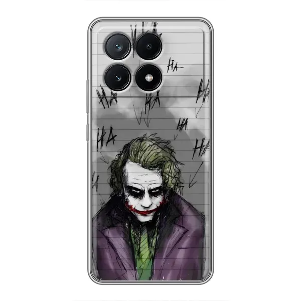 Чехол с рисунком «Joker клоун» для Xiaomi POCO X6 Pro (5G) Чехол с рисунком «Joker клоун» для Xiaomi POCO X6 Pro (5G)