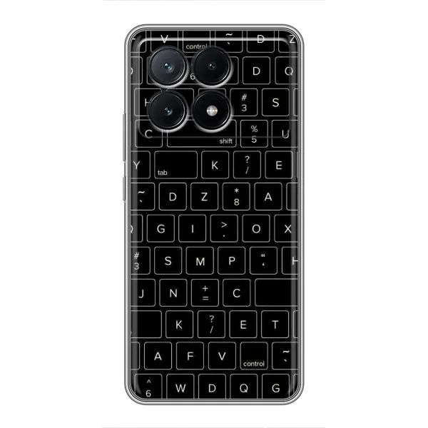 Чехол с рисунком «Клавиатура» для Xiaomi POCO X6 Pro (5G) Чехол с рисунком «Клавиатура» для Xiaomi POCO X6 Pro (5G)