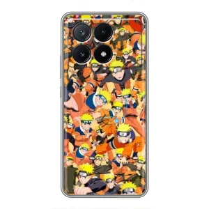 Чохли з принтом НАРУТО на Xiaomi POCO X6 Pro (5G) (Коллаж Наруто)