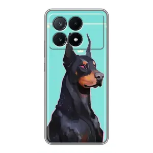 Чехол ДОБЕРМАН для Xiaomi POCO X6 Pro (5G) (Король доберман)