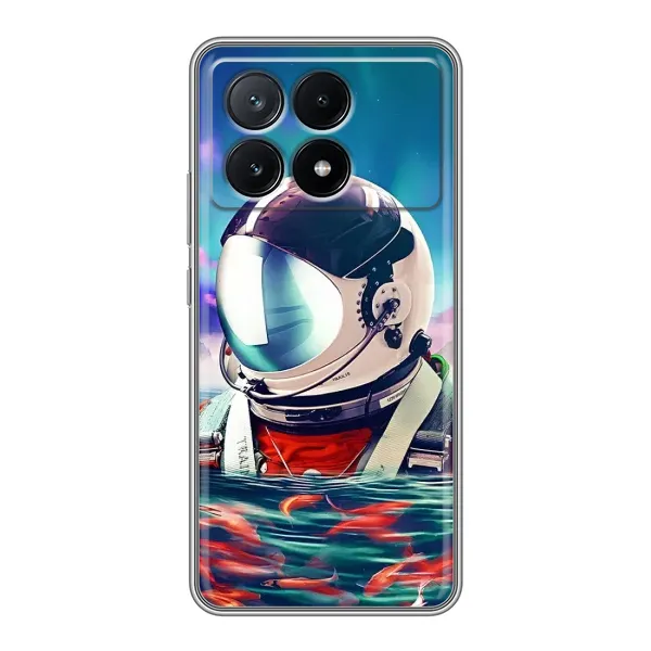Чехол с рисунком «Космонавт в воде» для Xiaomi POCO X6 Pro (5G) Чехол с рисунком «Космонавт в воде» для Xiaomi POCO X6 Pro (5G)