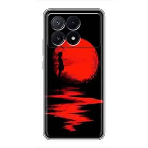 Летний Чехол на Xiaomi POCO X6 Pro (5G) (Красный Закат)
