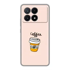Чехол с изображением вкусной еды для Xiaomi POCO X6 Pro (5G) (Кружка кофе)