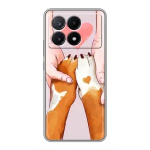 Чехол (ТПУ) Милые собачки для Xiaomi POCO X6 Pro (5G)
