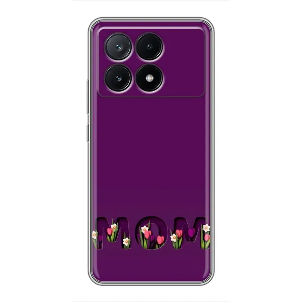 Чехол с рисунком «Мама с цветами» для Xiaomi POCO X6 Pro (5G) Чехол с рисунком «Мама с цветами» для Xiaomi POCO X6 Pro (5G)