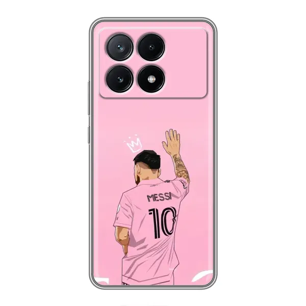 Чехол с рисунком «Месси Маями» для Xiaomi POCO X6 Pro (5G) Чехол с рисунком «Месси Маями» для Xiaomi POCO X6 Pro (5G)