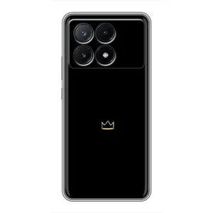 Чохол (Корона на чорному фоні) для Поко Х6 Про (5G) (Міні корона)