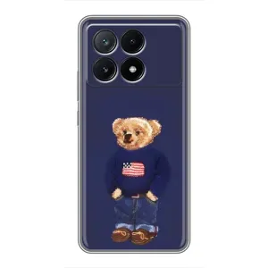 Чохли Мішка Тедді для Поко Х6 Про (5G) (Мішка USA)