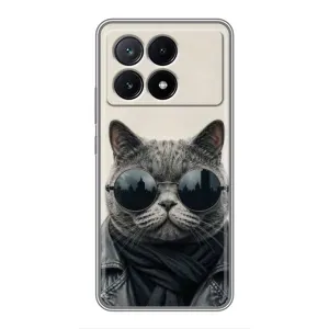 Чохол на тематику: Коти для Xiaomi POCO X6 Pro (5G) (Модний кіт)