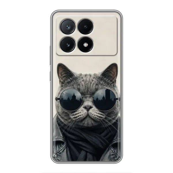 Чехол с рисунком «Модный кот» для Xiaomi POCO X6 Pro (5G) Чехол с рисунком «Модный кот» для Xiaomi POCO X6 Pro (5G)
