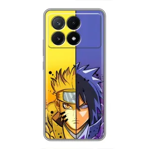 Купить Чохли на телефон з принтом Anime для Xiaomi POCO X6 Pro (5G) (Naruto Vs Sasuke)