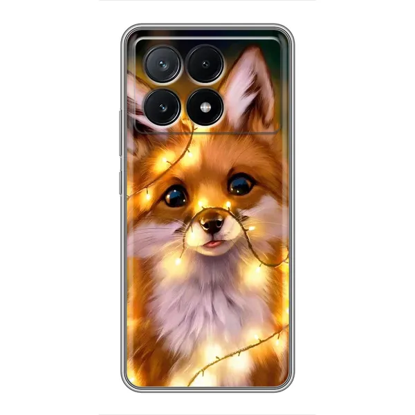 Чехол с рисунком «Новогодний лисенок» для Xiaomi POCO X6 Pro (5G) Чехол с рисунком «Новогодний лисенок» для Xiaomi POCO X6 Pro (5G)