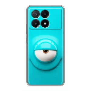 Силиконовые Чехлы (смешные стикеры) для Xiaomi POCO X6 Pro (5G) (Одноглазик)