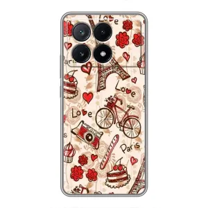 Чехол с Эйфелевой башней на Xiaomi POCO X6 Pro (5G) (Париж мечта)