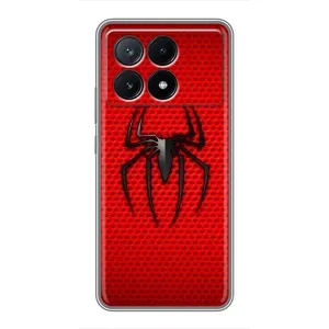 Чехол Супергерой Человека Паука на Xiaomi POCO X6 Pro (5G) (Паук марвел)