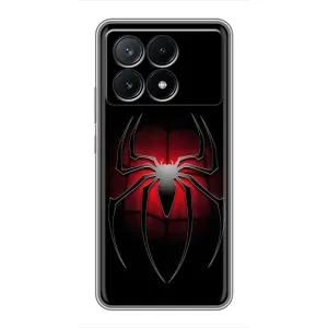 Чехол Супергерой Человека Паука на Xiaomi POCO X6 Pro (5G) (Паук)