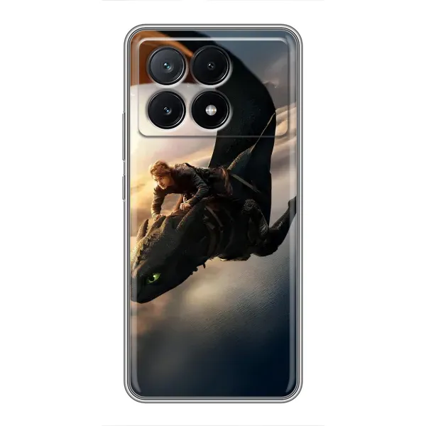 Чехол с рисунком «Полет Беззубика» для Xiaomi POCO X6 Pro (5G) Чехол с рисунком «Полет Беззубика» для Xiaomi POCO X6 Pro (5G)
