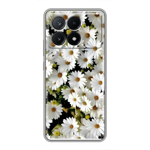 Чехол с рисунком «Рамка в ромашках» для Xiaomi POCO X6 Pro (5G) Чехол с рисунком «Рамка в ромашках» для Xiaomi POCO X6 Pro (5G)